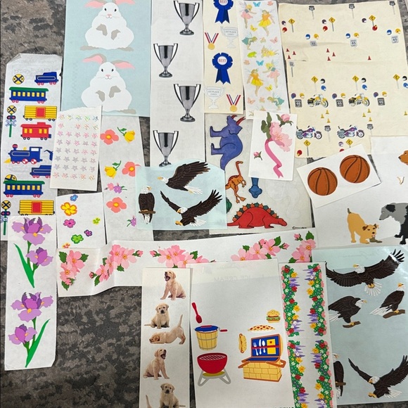 Assorted Decorative Sticker lot 90’s Mrs grossman - Picture 1 of 1